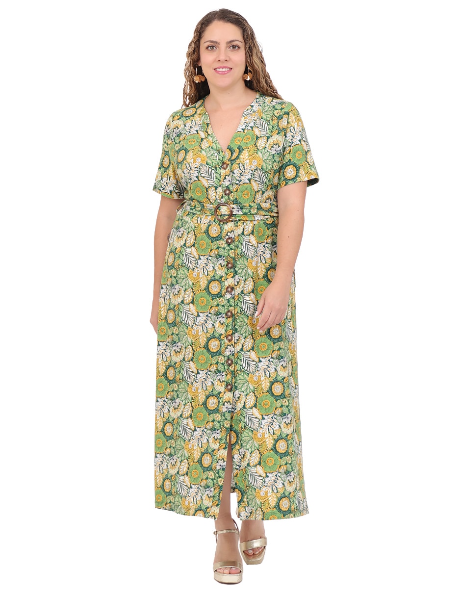 Vestido midi casual para mujer