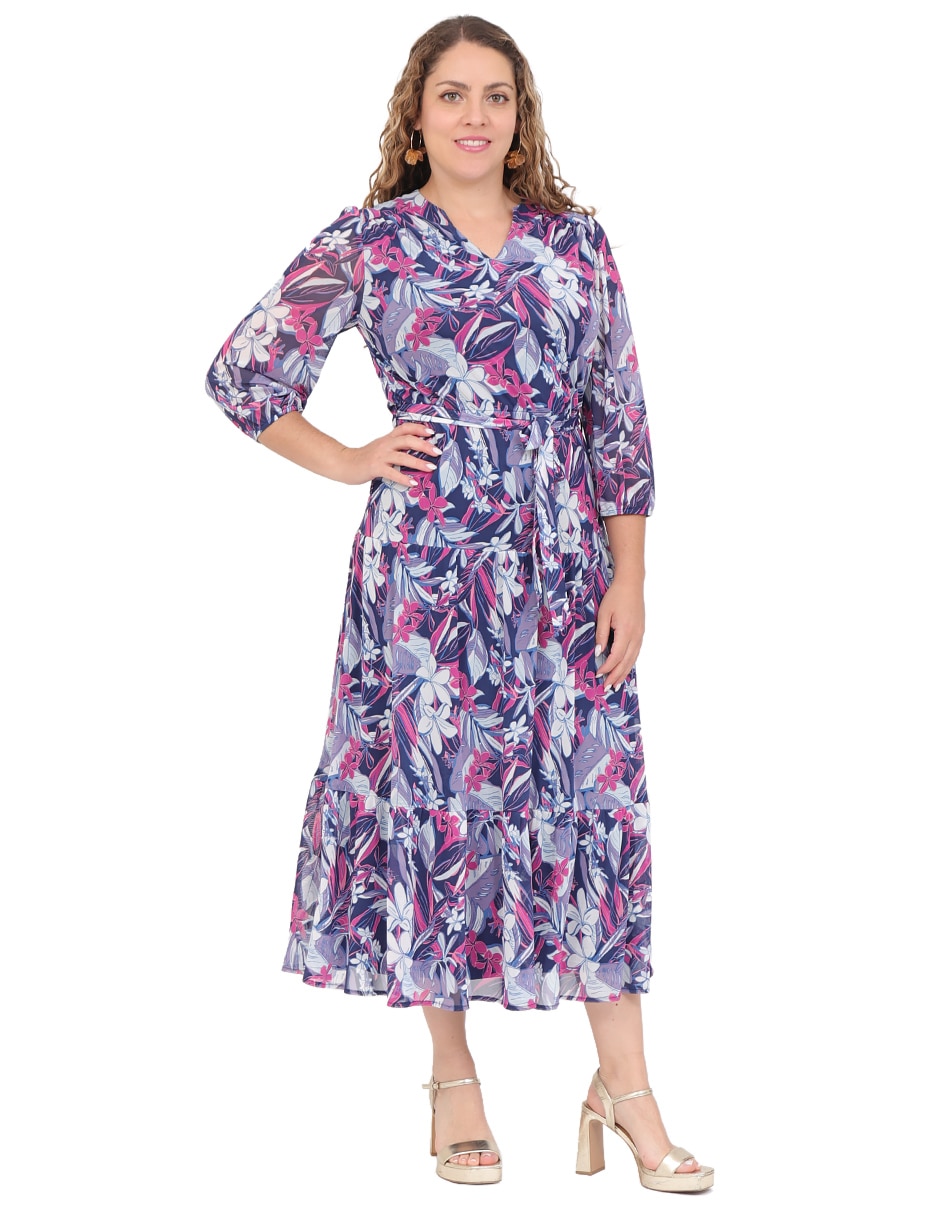 Vestido midi casual para mujer