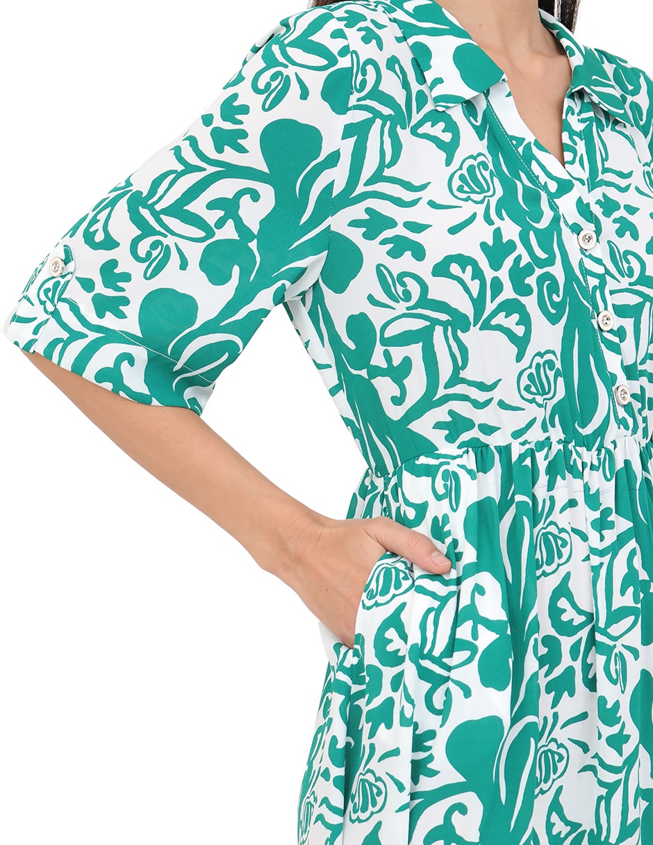 Vestido midi casual para mujer