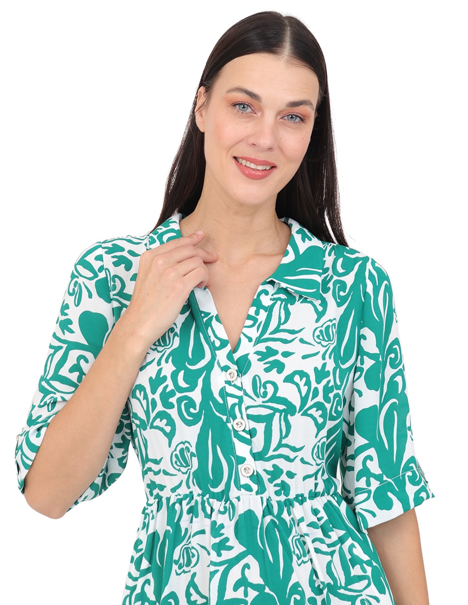 Vestido midi casual para mujer