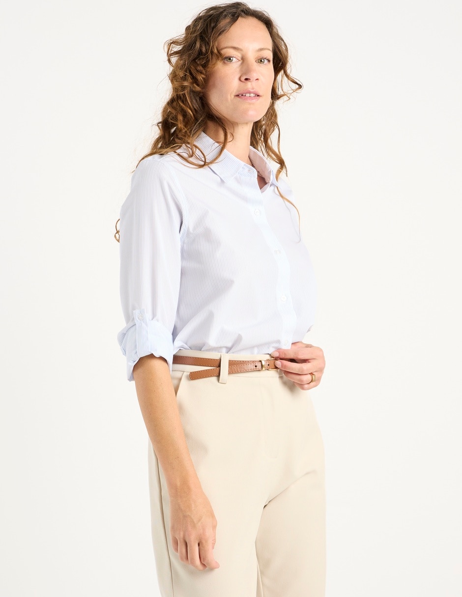 Blusa camisera Lpc manga larga para mujer