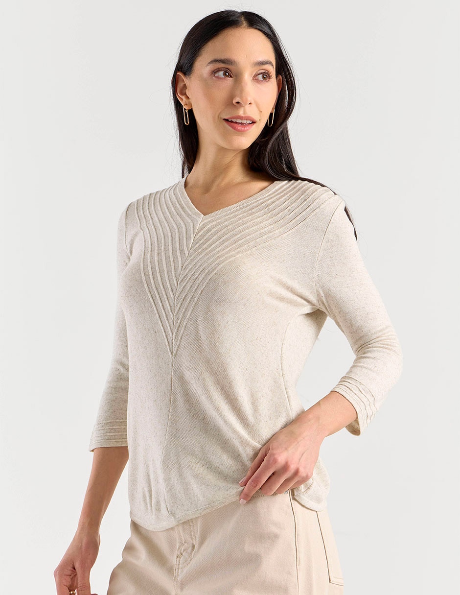 Blusa manga 3/4 para mujer 1