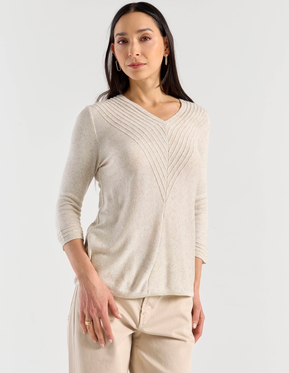 Blusa manga 3/4 para mujer 7