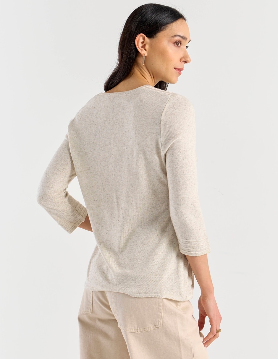 Blusa manga 3/4 para mujer 11