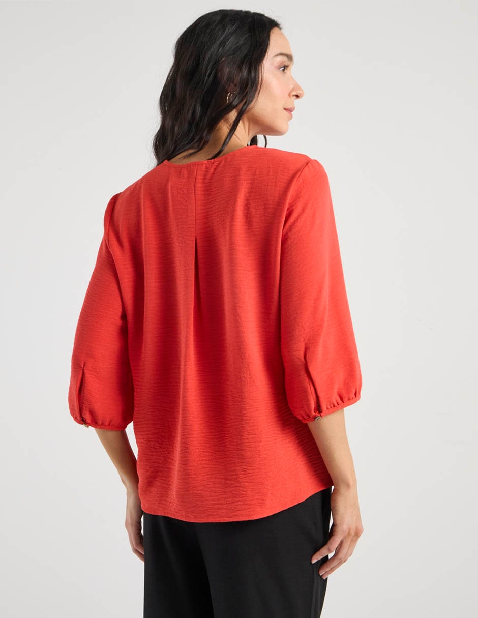 Blusa vitos manga 3/4 para mujer