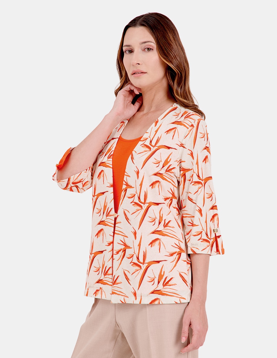 Blusa manga 3/4 para mujer