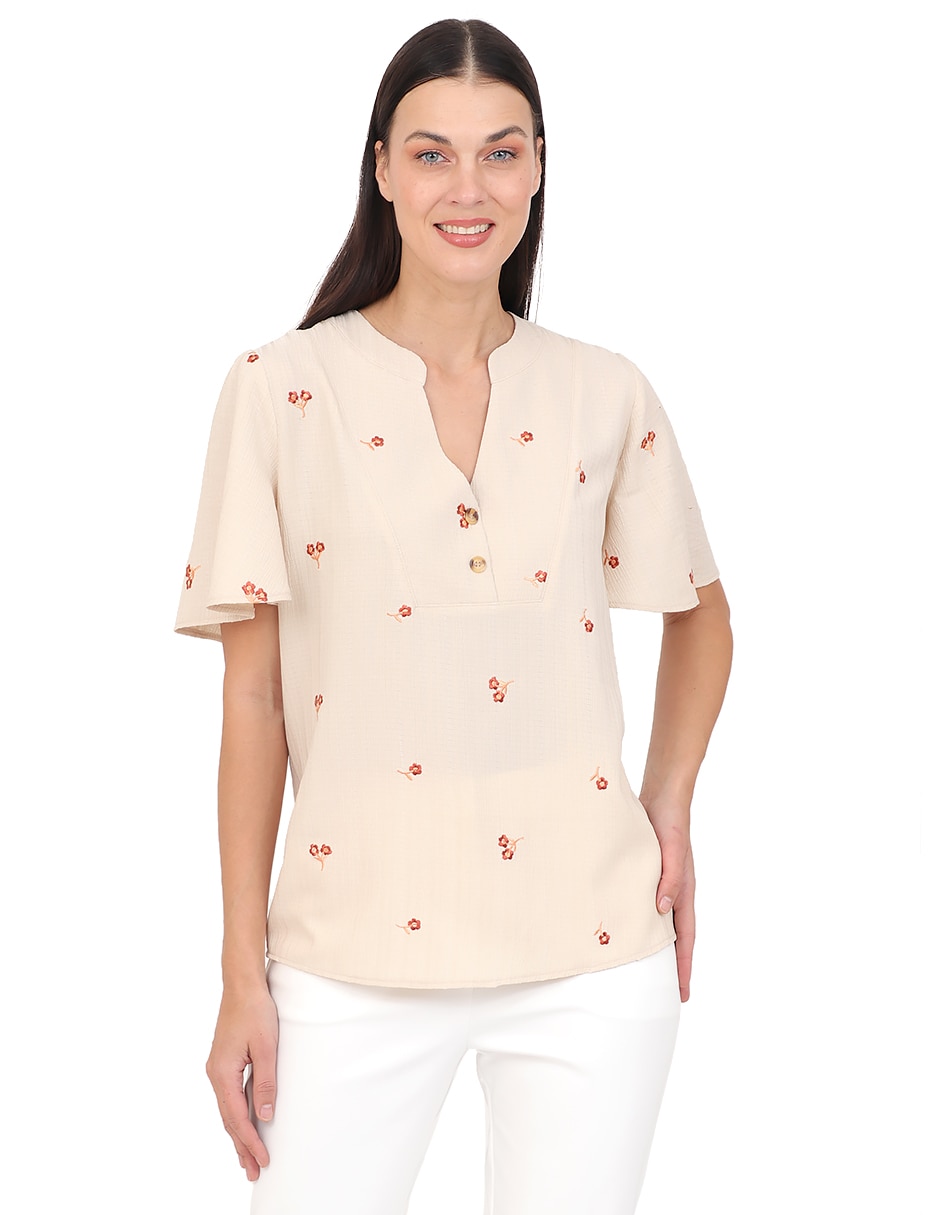 Blusa manga corta para mujer Blusa manga corta para mujer