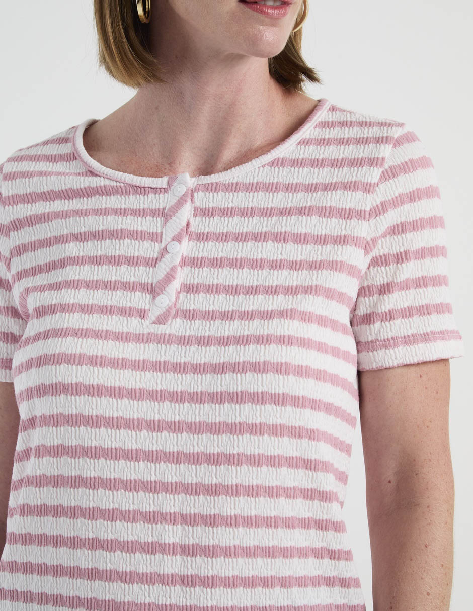 Playera manga corta cuello redondo mujer 2