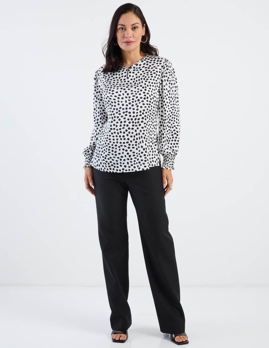 Blusa manga larga para mujer 3