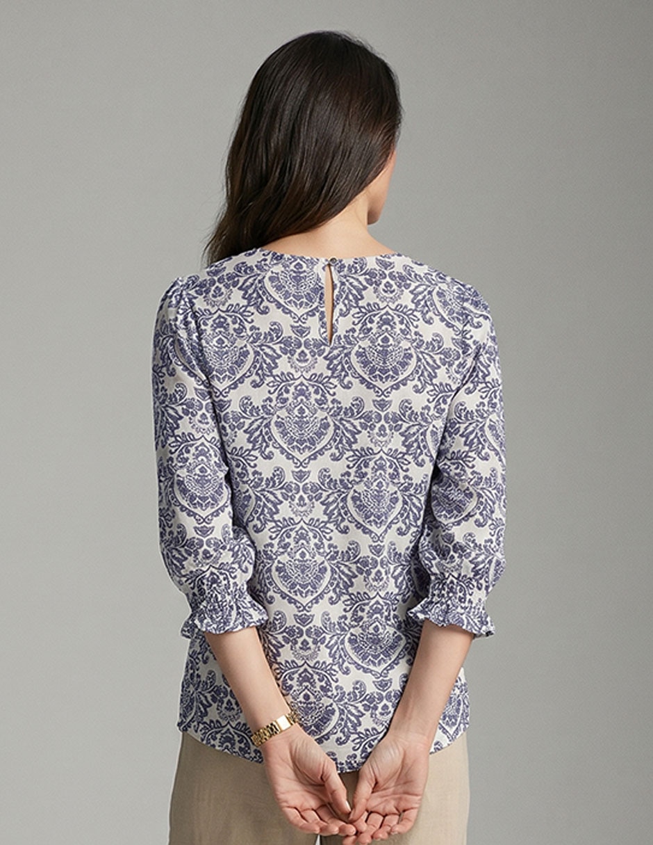 Blusa manga 3/4 para mujer 2