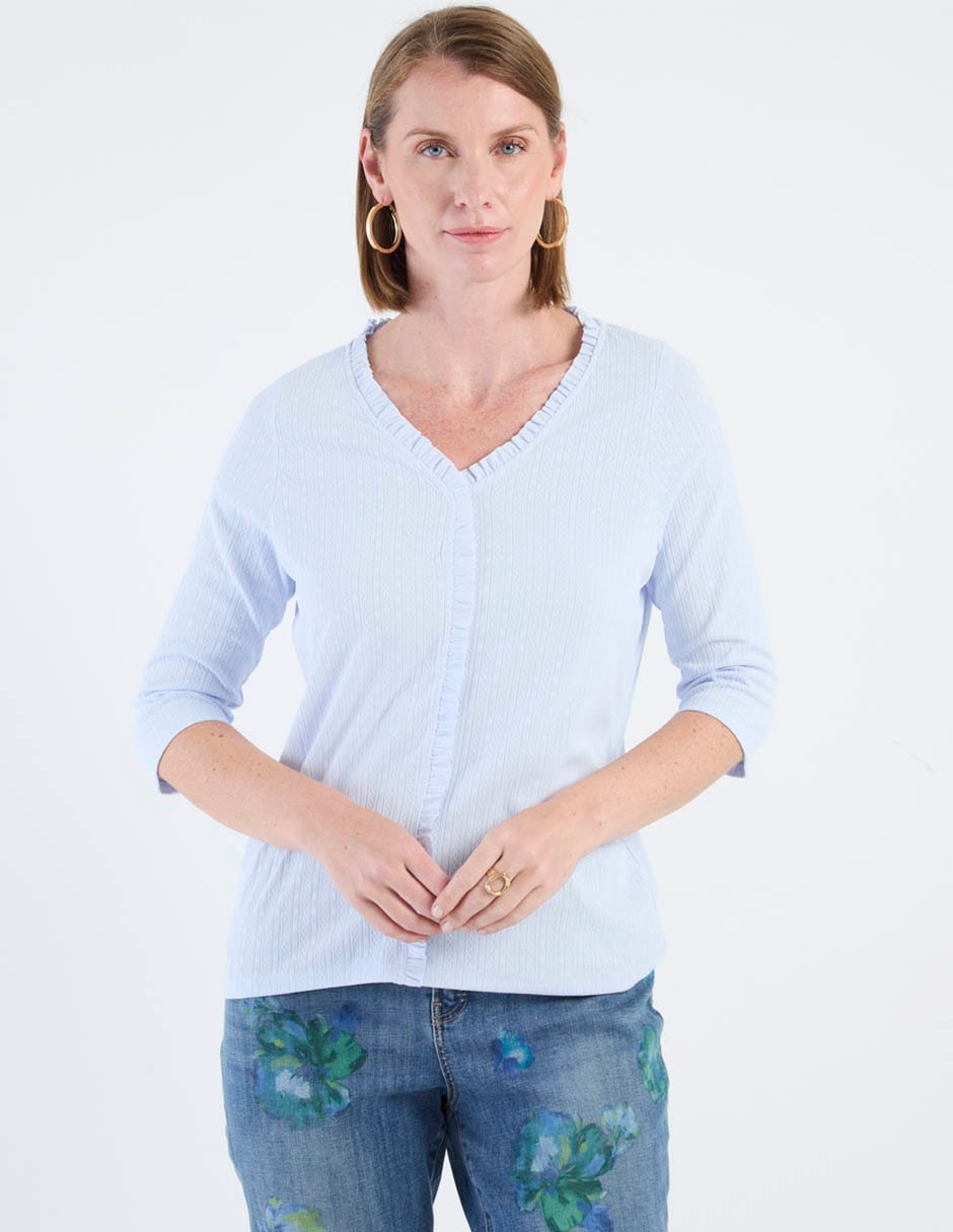 Playera manga cuello v para mujer Playera manga cuello v para mujer
