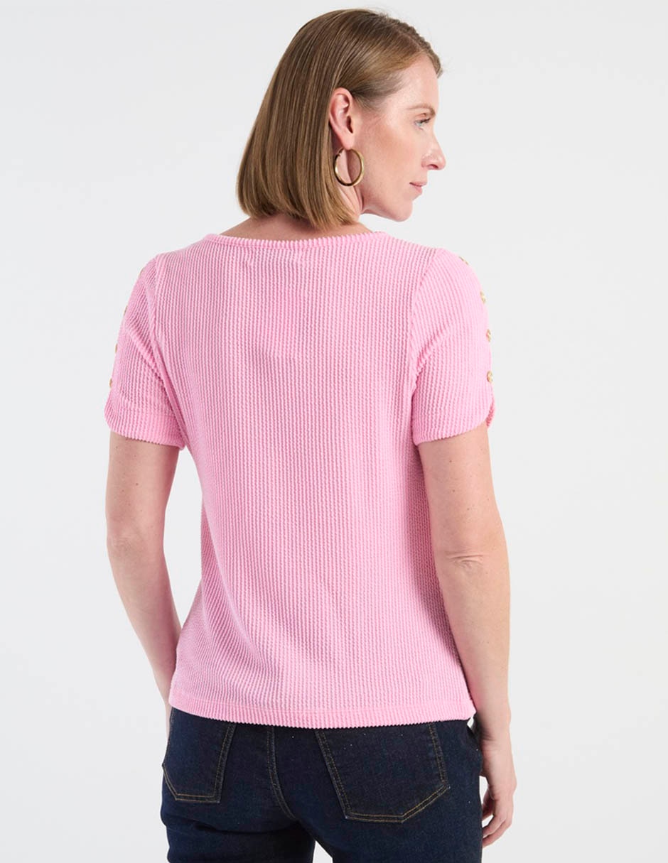 Playera manga corta cuello v mujer 4