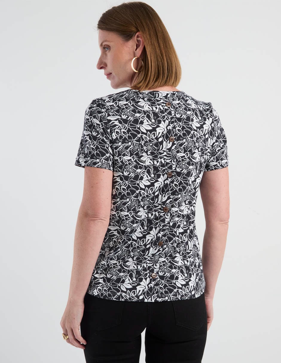 Playera manga corta Morango cuello redondo para mujer