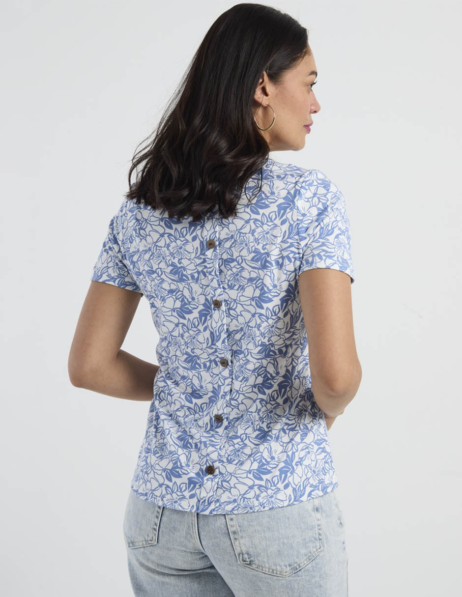 Playera manga corta cuello redondo para mujer 2