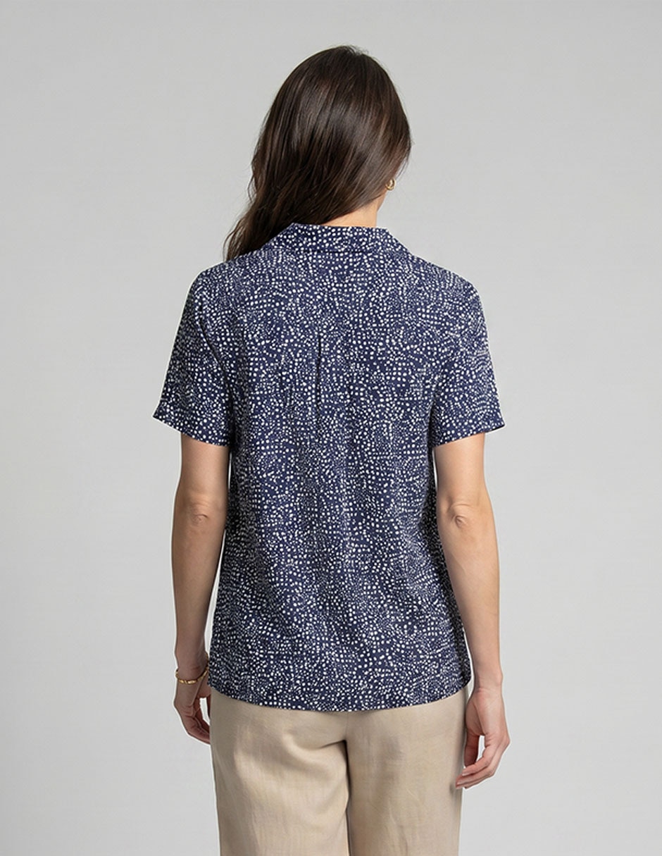 Playera manga corta cuello v mujer 3