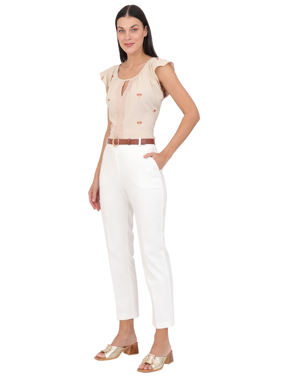 Pantalón duplan slim para mujer