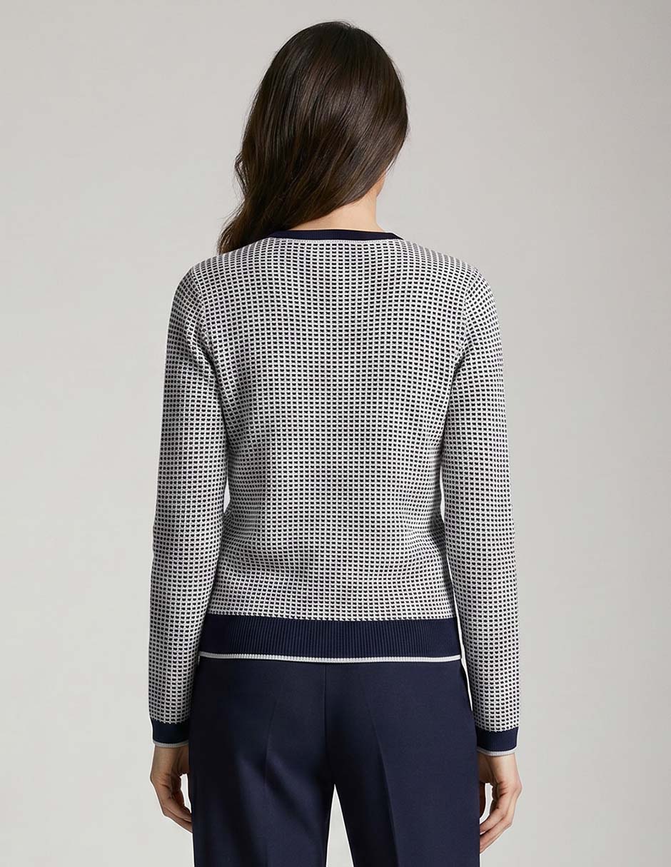 Suéter cuello redondo para mujer 2