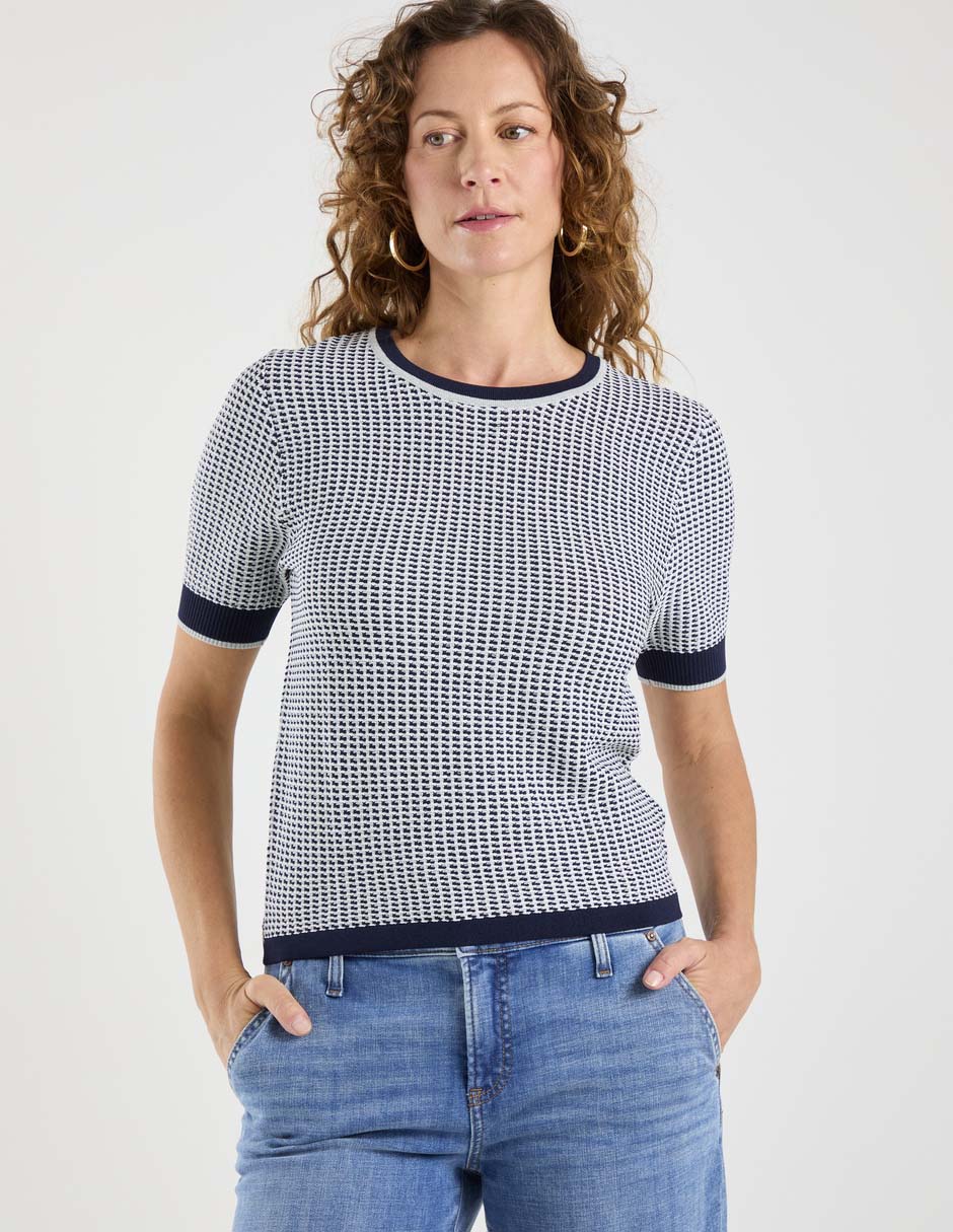 Suéter cuello redondo para mujer Suéter cuello redondo para mujer
