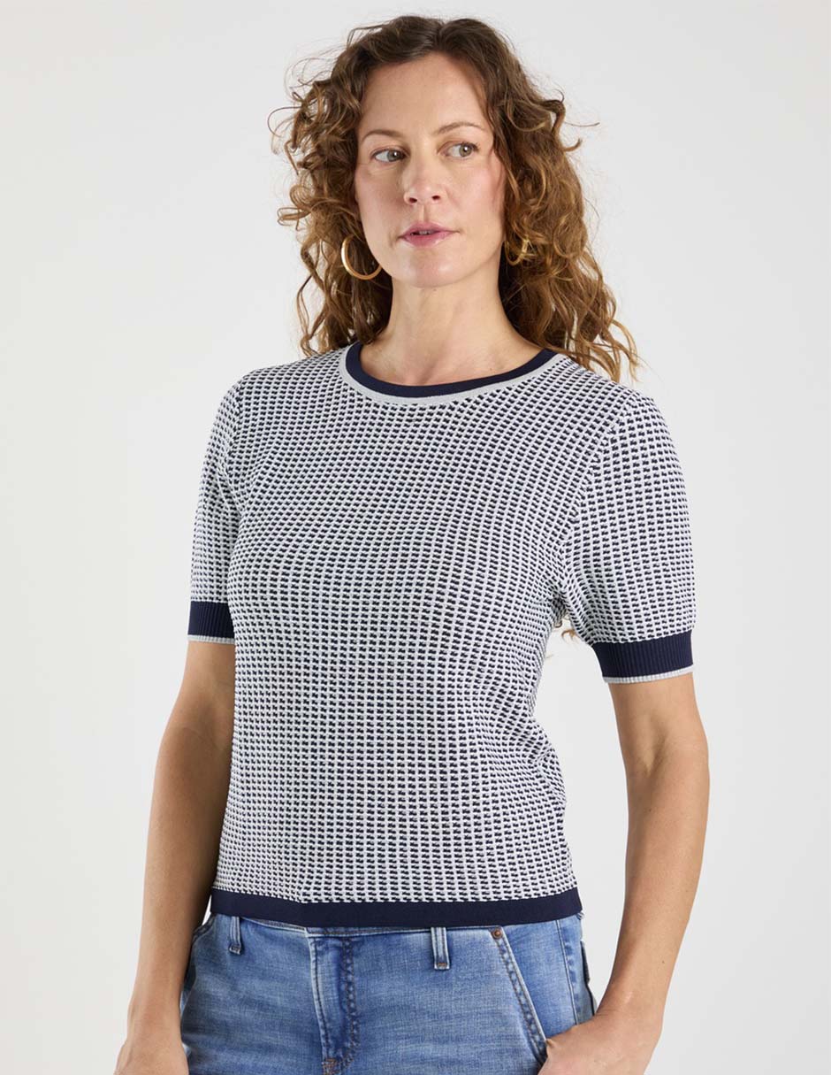 Suéter cuello redondo para mujer 5
