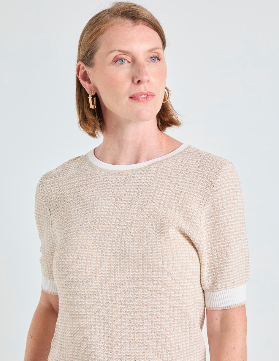 Suéter cuello redondo para mujer 5