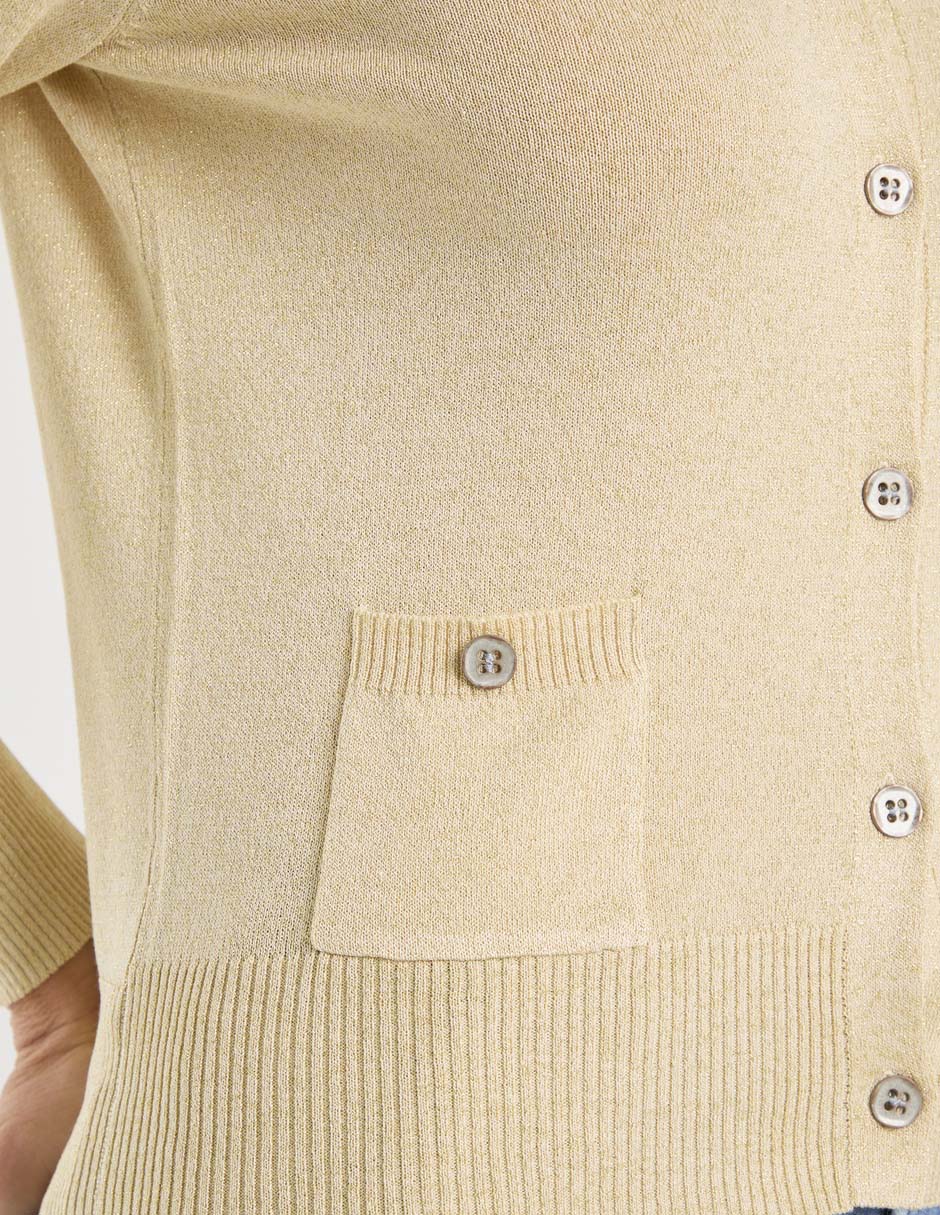 Suéter cuello con botón para mujer 10