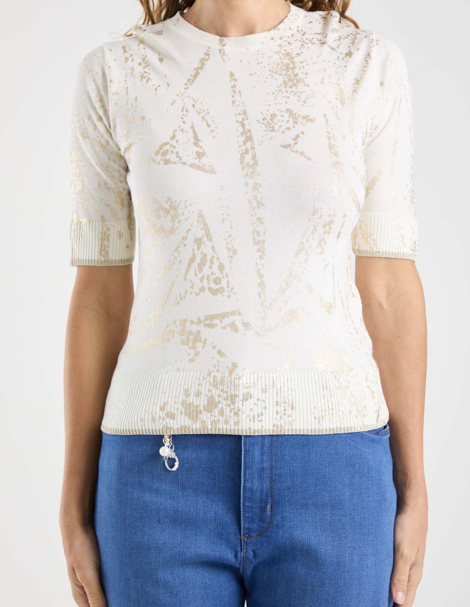 Suéter cuello redondo para mujer 3