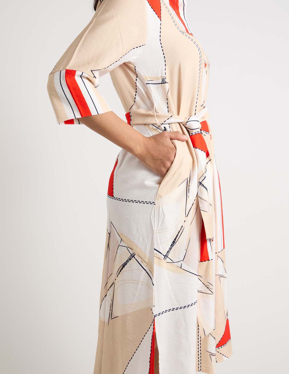 Vestido midi casual para mujer 4