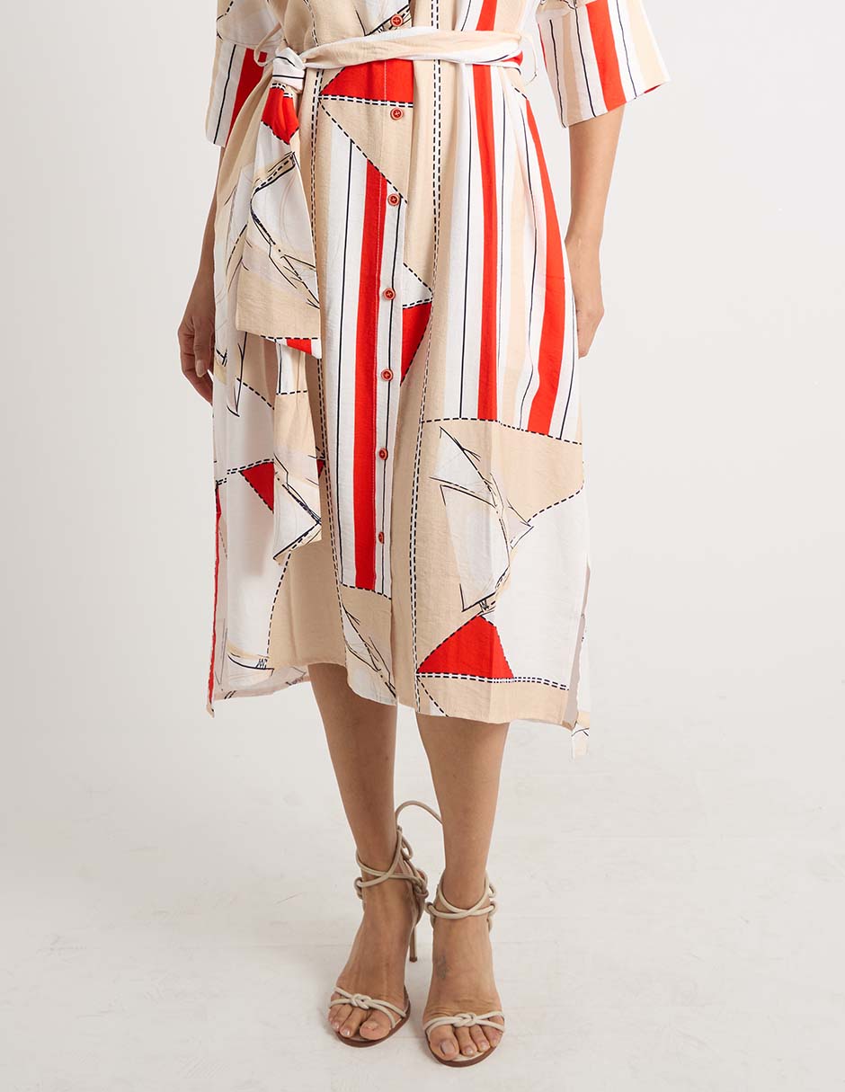 Vestido midi casual para mujer 5
