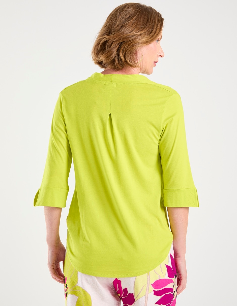 Blusa manga al codo para mujer 6