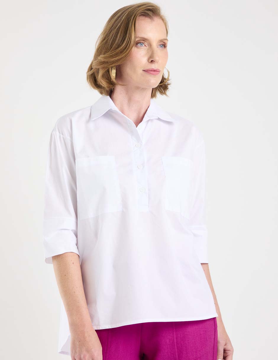 Camisa manga 3/4 para mujer 2