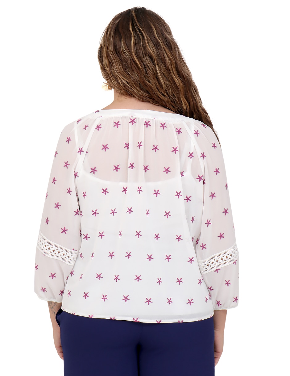 Blusa manga 3/4 para mujer 2