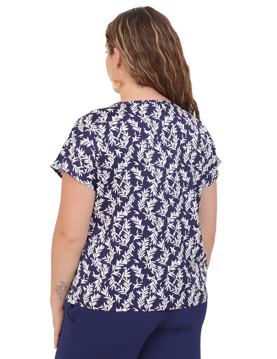 Blusa manga corta para mujer 2