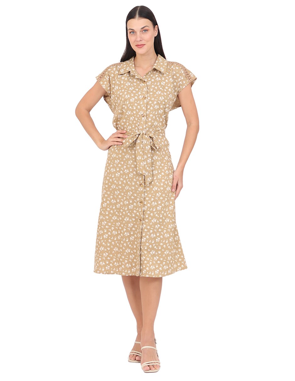Vestido midi casual para mujer