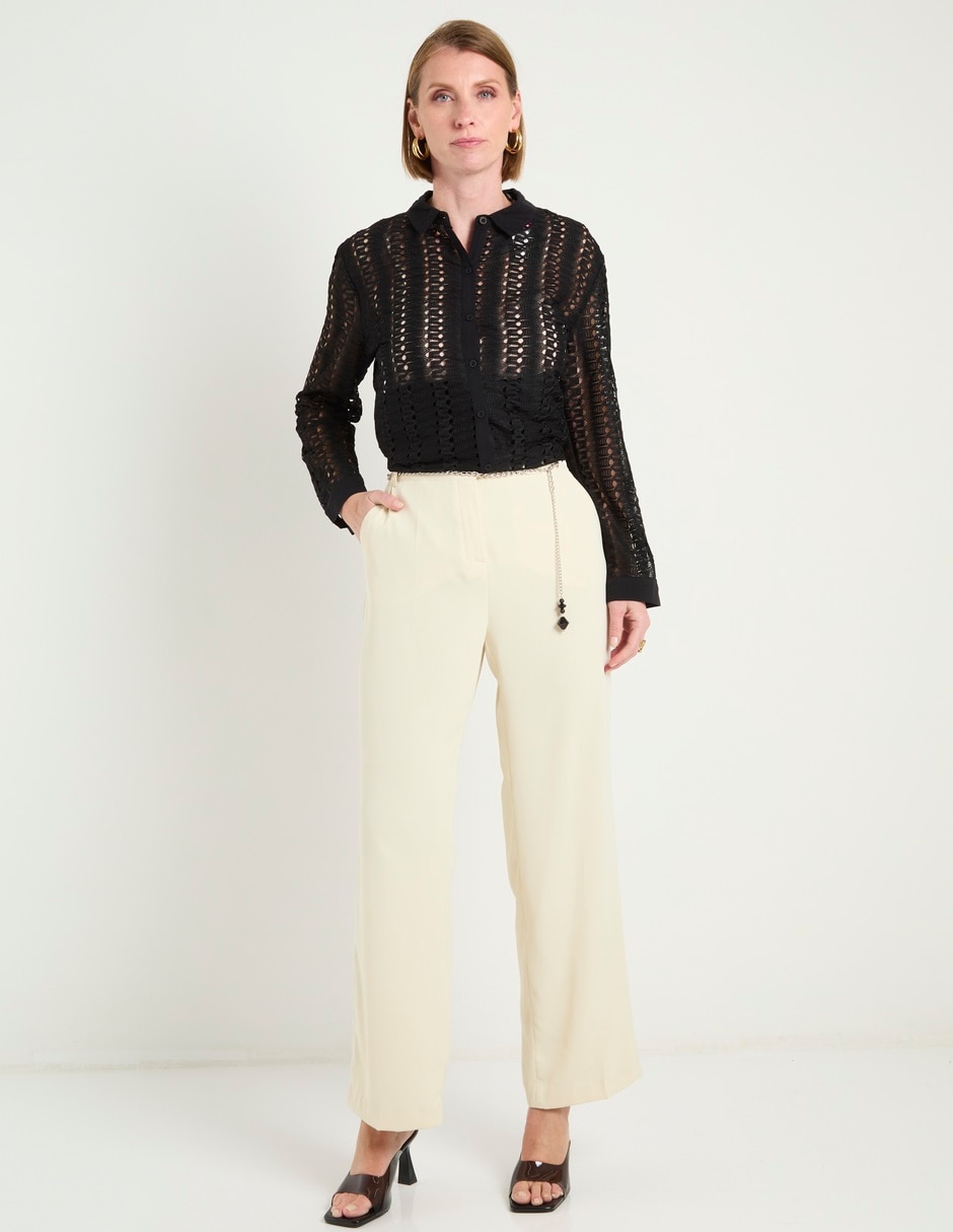 Pantalón wide leg para mujer 7