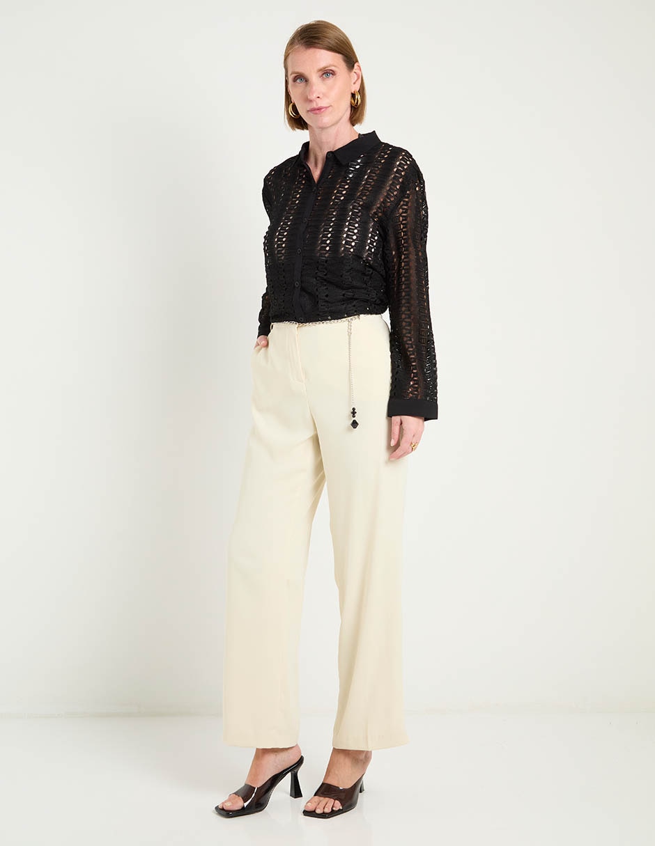Pantalón wide leg para mujer 8