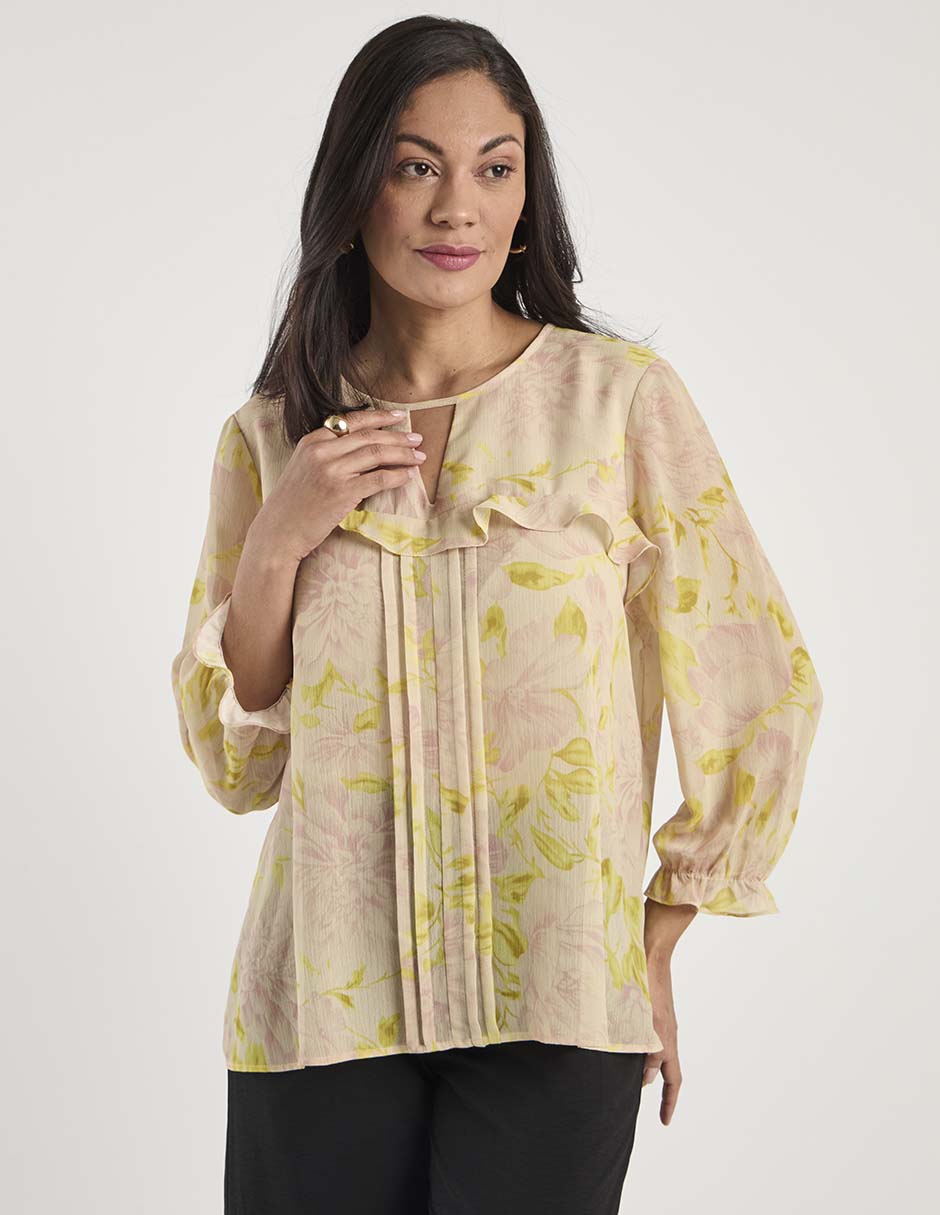 Blusa manga 3/4 para mujer 7