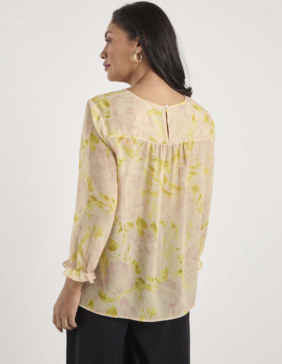 Blusa manga 3/4 para mujer 11