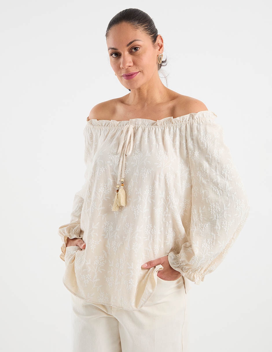 Blusa manga larga para mujer 1