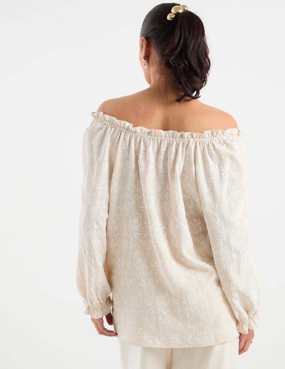 Blusa manga larga para mujer 11