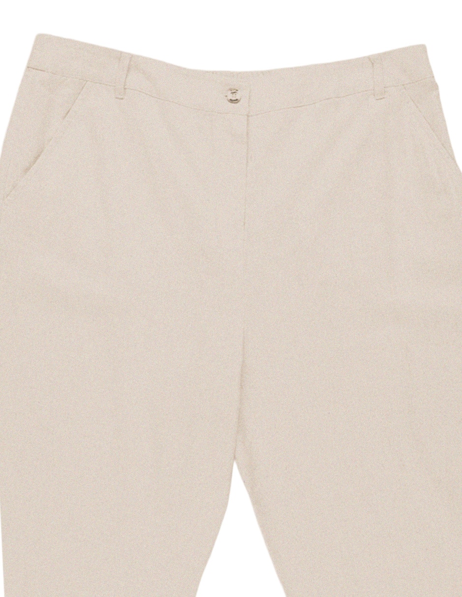 Pantalón capri amplio para mujer 9