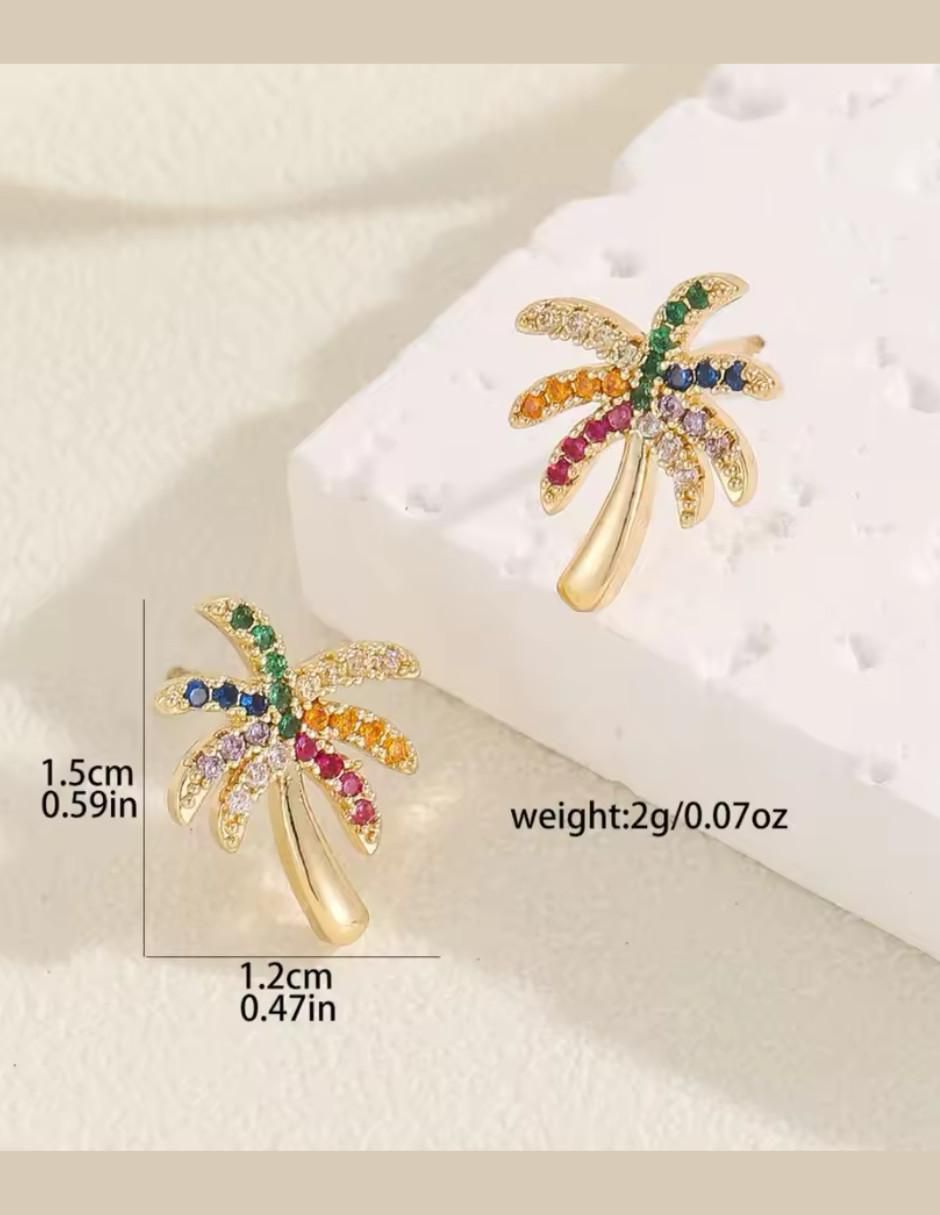 Aretes de palmera 4