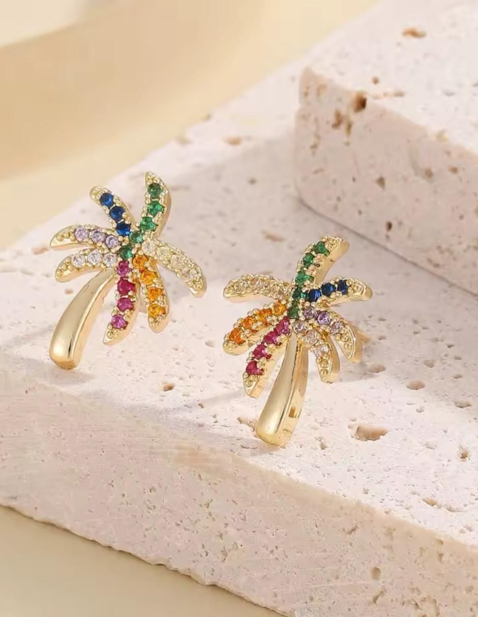 Aretes de palmera 2