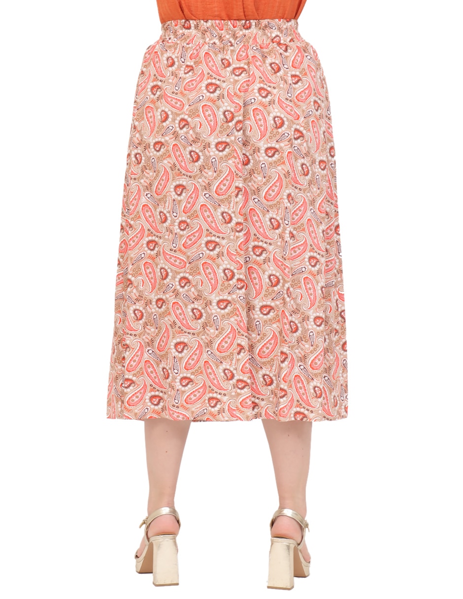 Falda midi duplan petite indonesia a la cintura