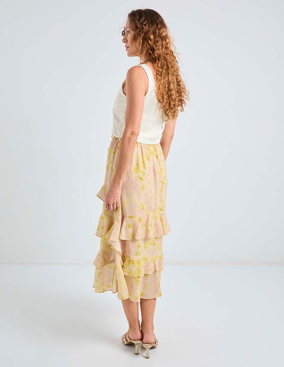 Falda midi SALSA a la cintura 6