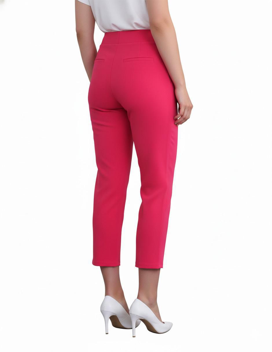 Pantalón capri slim para mujer