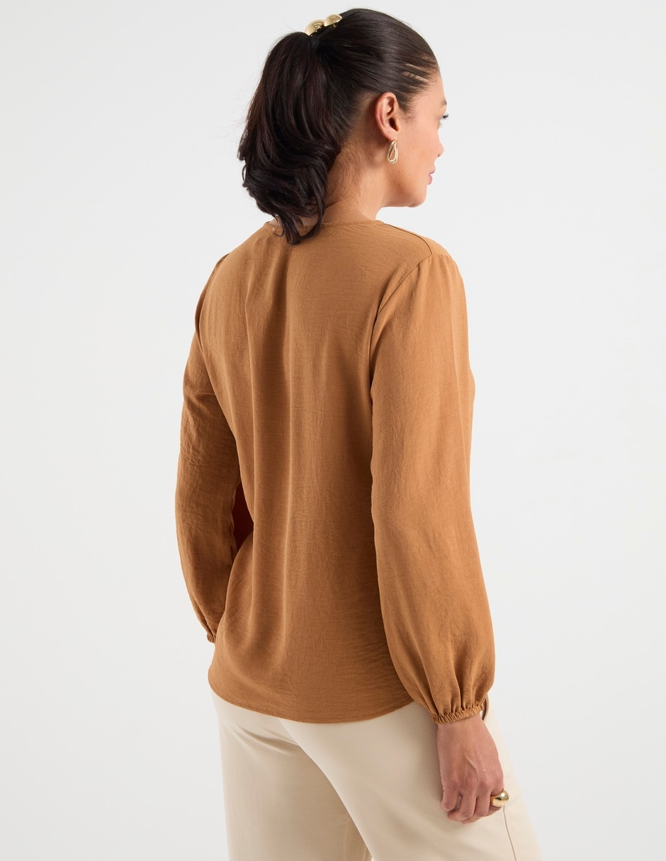 Blusa manga larga para mujer 6