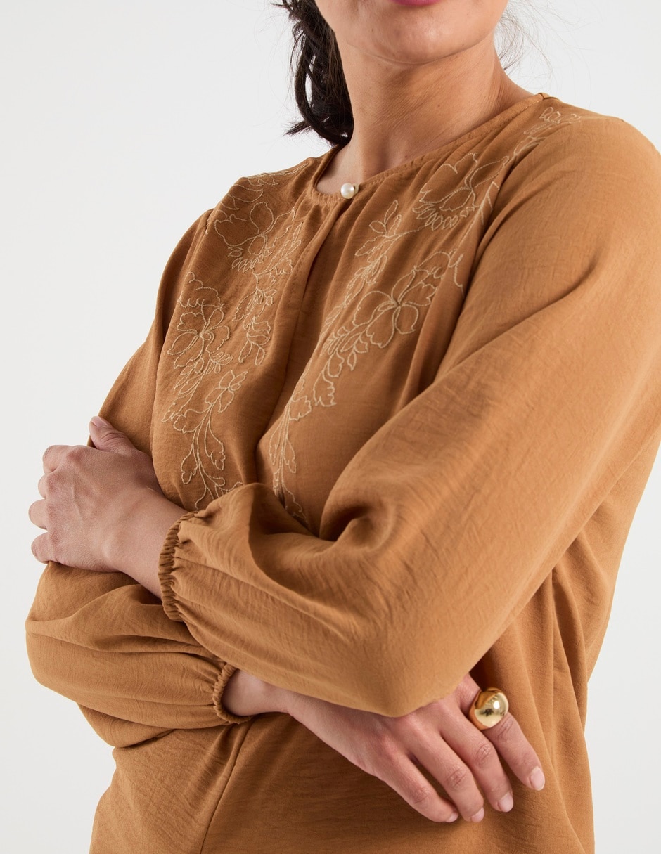 Blusa manga larga para mujer 9