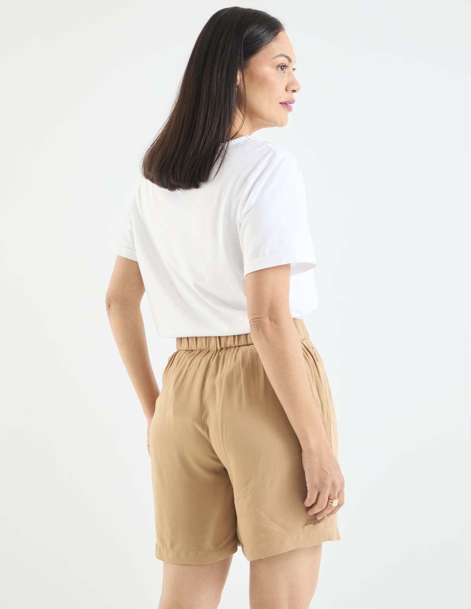Playera manga corta Loren's cuello cuadrado para mujer