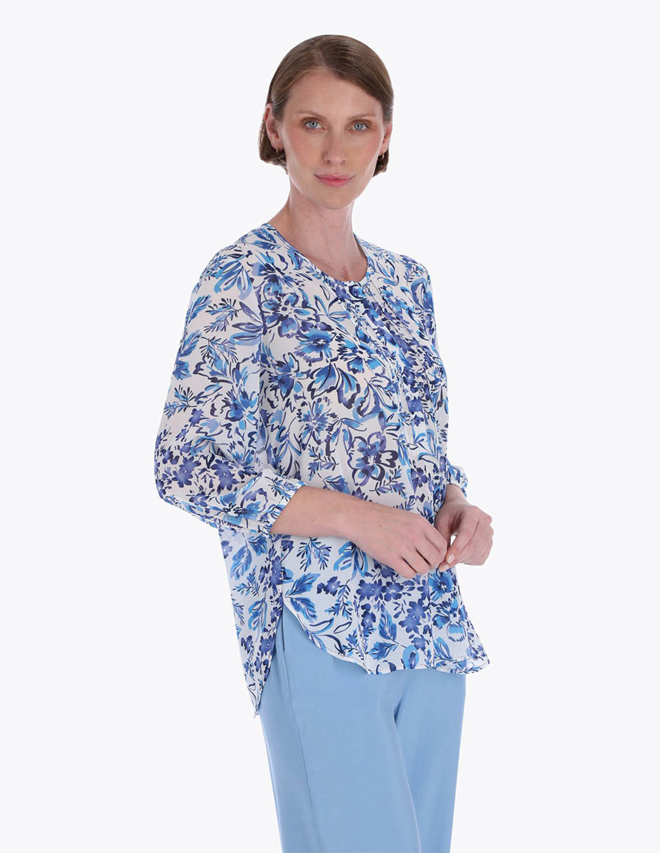 Blusa manga 3/4 para mujer Blusa manga 3/4 para mujer