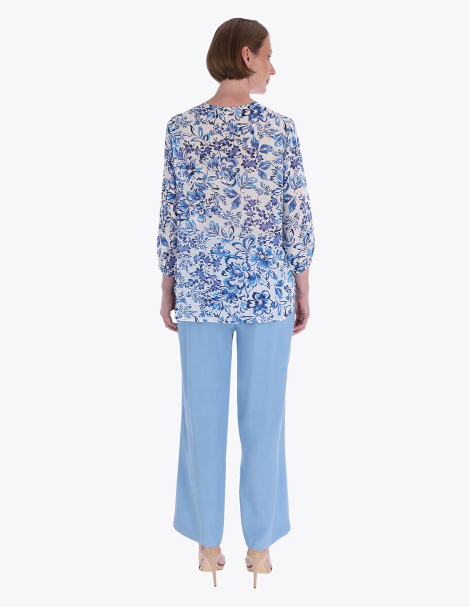 Blusa Charme manga 3/4 para mujer